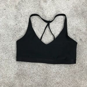 Black under armour sports bra